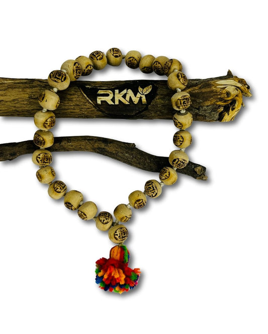 Radha Tulsi Sumrani 27+1 Beads Premium Tulsi Japa Mala with Original Tulsi Wood Beads