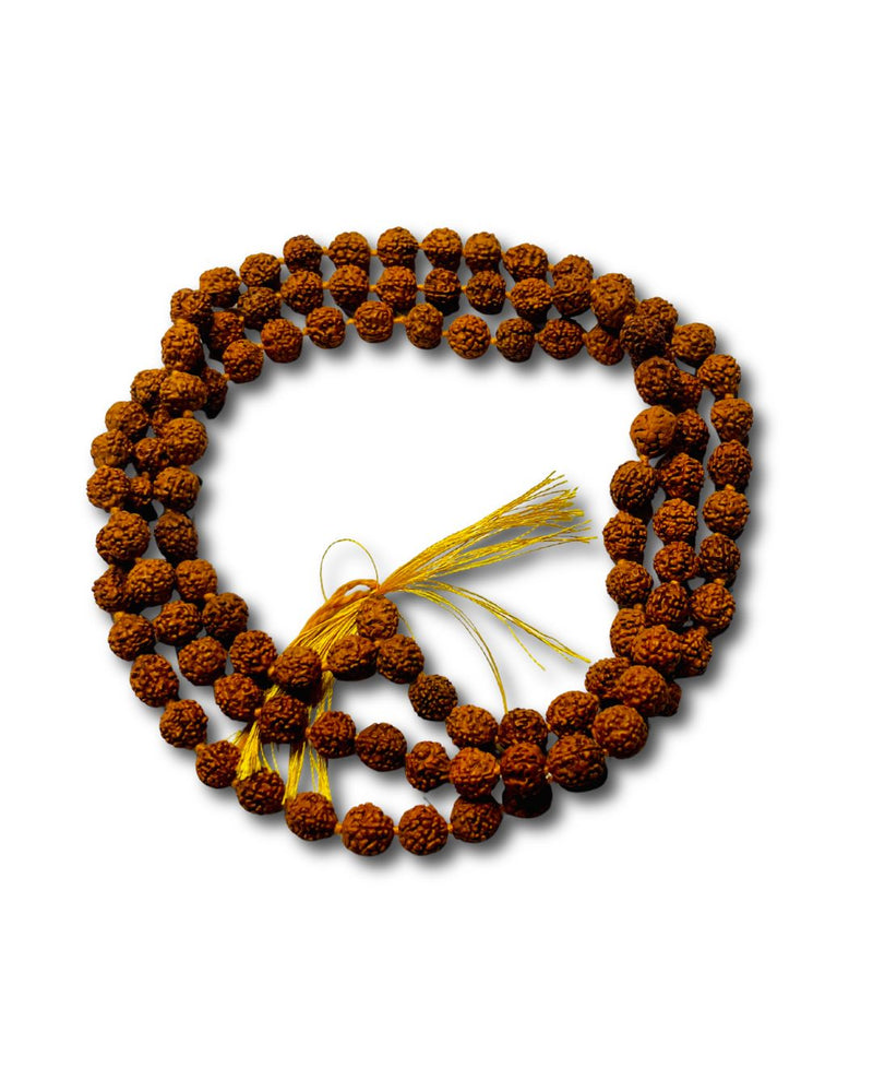 Natural Rudraksha Mala made with genuine Rudraksha beads
