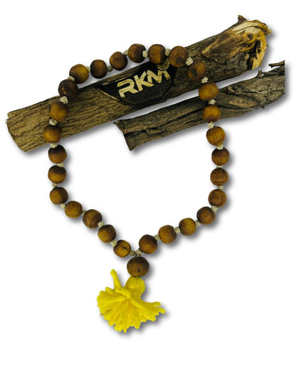 Brown Tulsi Sumarni 27+1 Beads for meditation, mantra chanting, temple use, and daily devotional worship.
